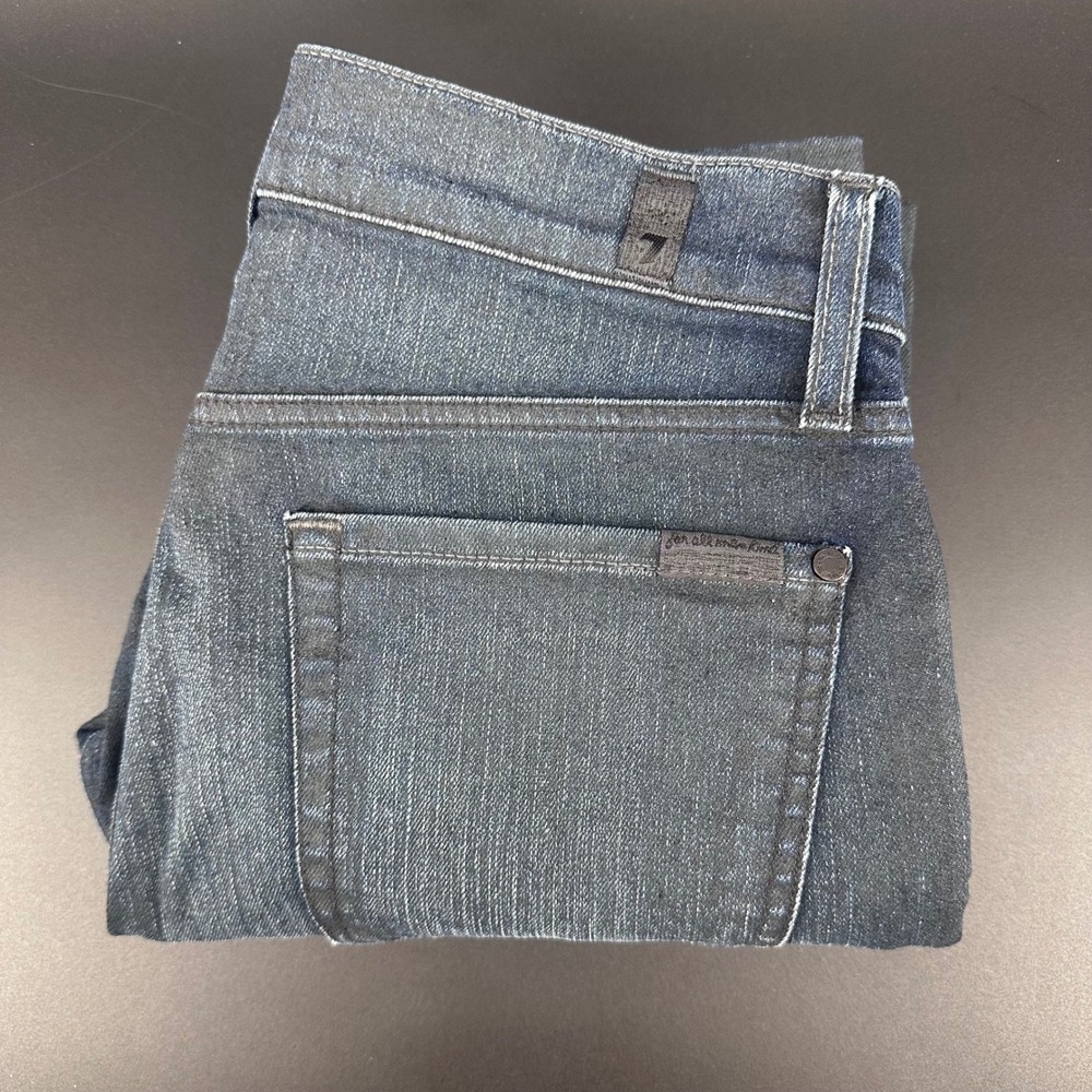 7 For All Mankind Paxtyn Jeans Mens 30x27 Dark Blue Skinny Fit Denim Pants